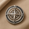 VELMÉ Compass Rakhi Pendant | 925 Silver Convertible Rakhi