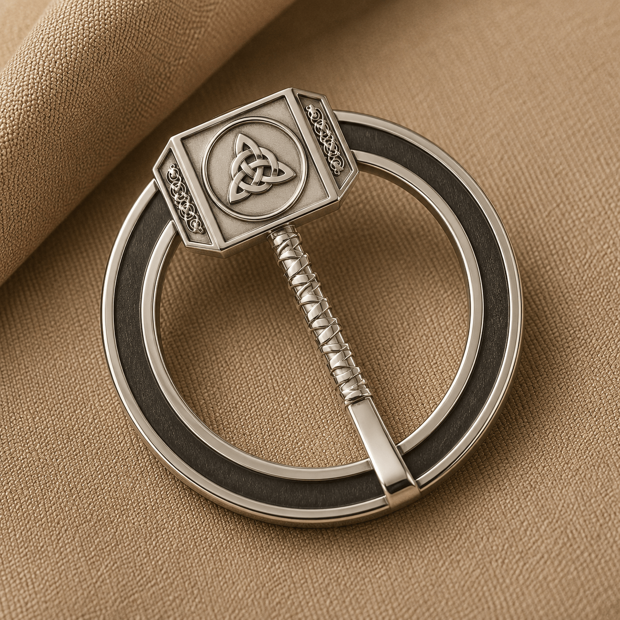VELMÉ Hammer Rakhi Pendant | 925 Silver Convertible Rakhi