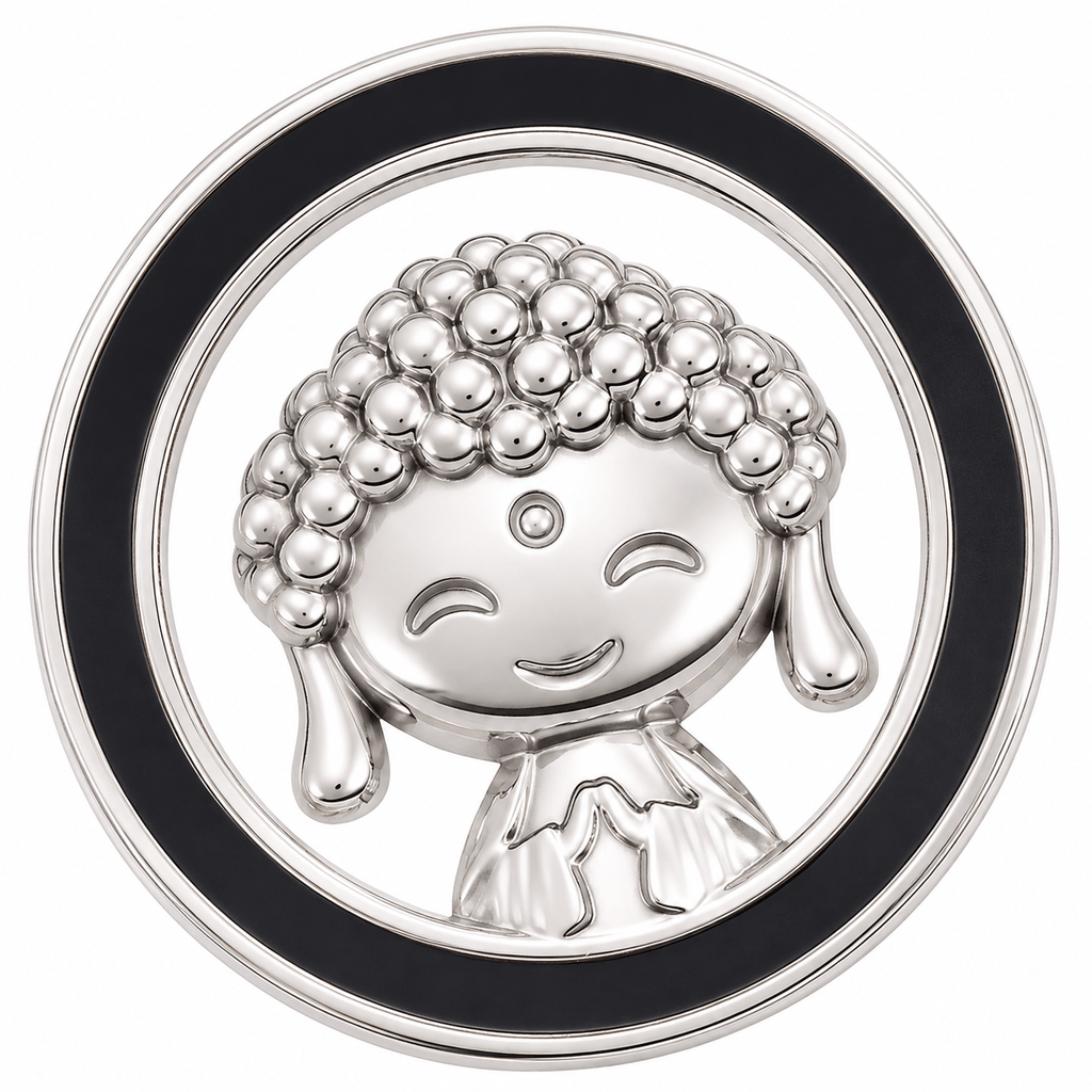 VELMÉ Little Buddha Rakhi Pendant | 925 Silver Convertible Rakhi