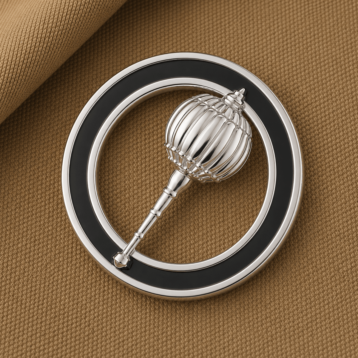 VELMÉ Divine Gada Rakhi Pendant | 925 Silver Convertible Rakhi