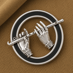 VELMÉ Divine Flute Rakhi Pendant |925 Silver Convertible Rakhi