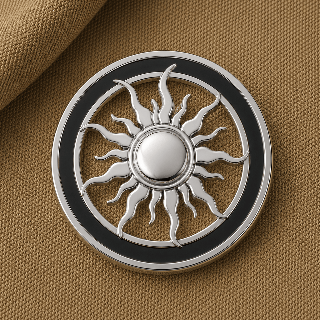 VELMÉ Radiant Sun Rakhi Pendant | 925 Silver Convertible Rakhi