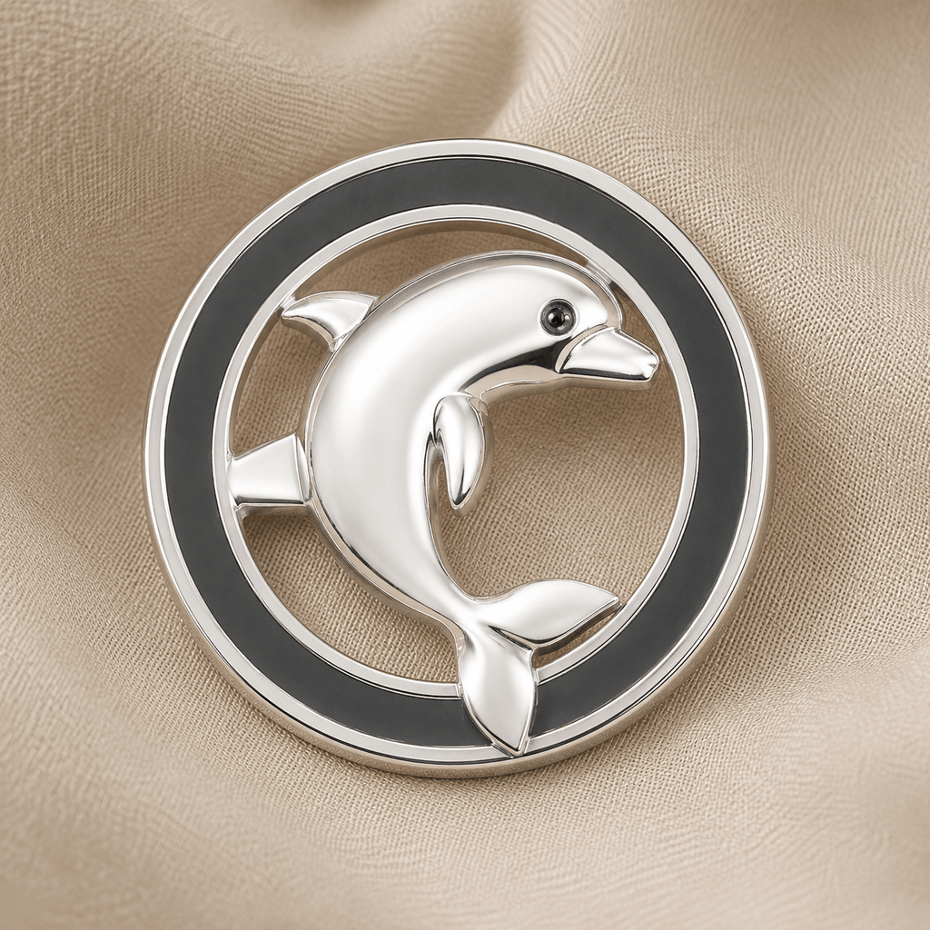 VELMÉ Dolphin Rakhi Pendant | 925 Silver Convertible Rakhi