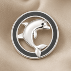 VELMÉ Dolphin Rakhi Pendant | 925 Silver Convertible Rakhi