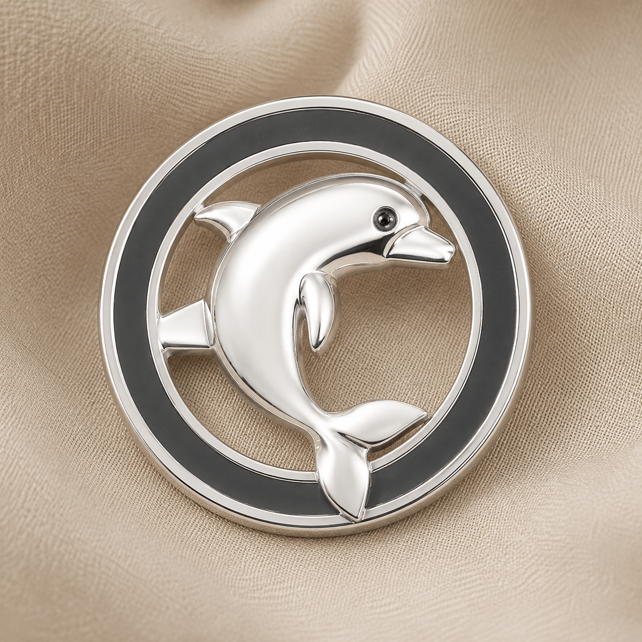 VELMÉ Dolphin Rakhi Pendant | 925 Silver Convertible Rakhi