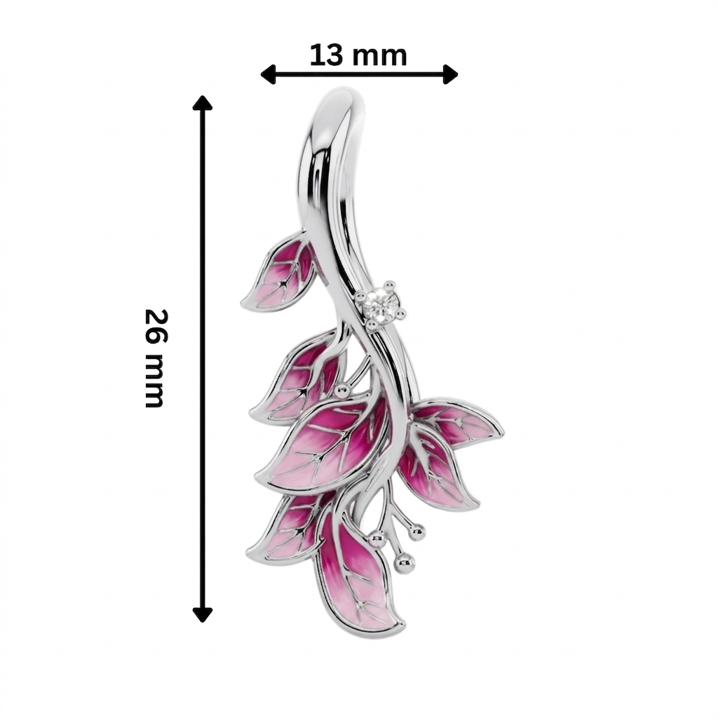 Cascading Petal Vines925 Silver Earrings | Velmé
