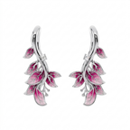 Cascading Petal Vines925 Silver Earrings | Velmé
