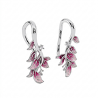 Cascading Petal Vines925 Silver Earrings | Velmé