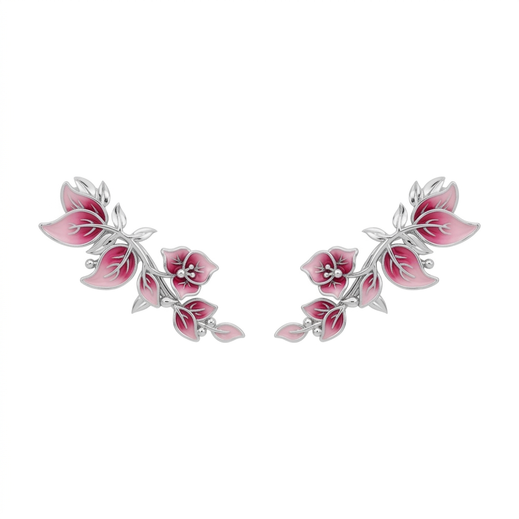Wisp of Willow 925 Silver Ear Climbers | Velmé