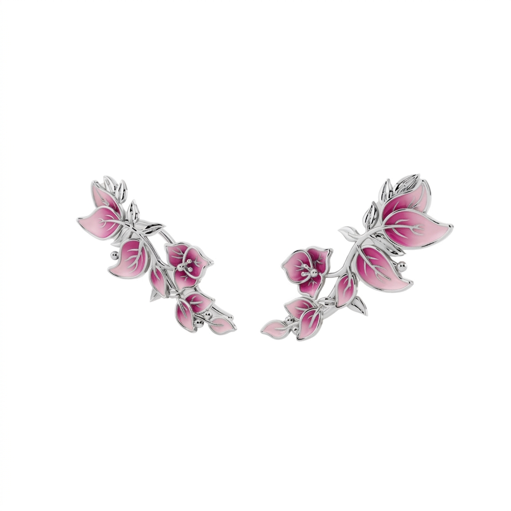 Wisp of Willow 925 Silver Ear Climbers | Velmé