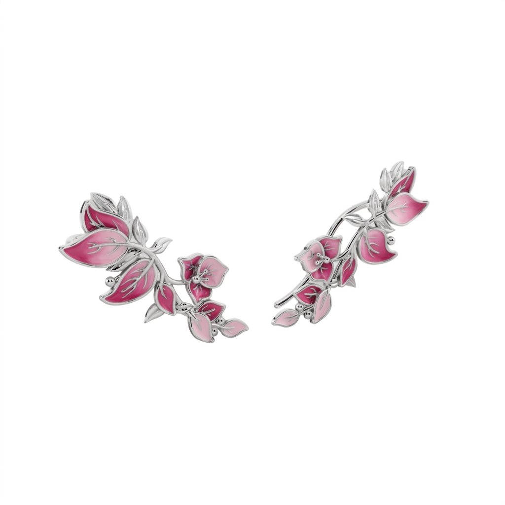 Wisp of Willow 925 Silver Ear Climbers | Velmé
