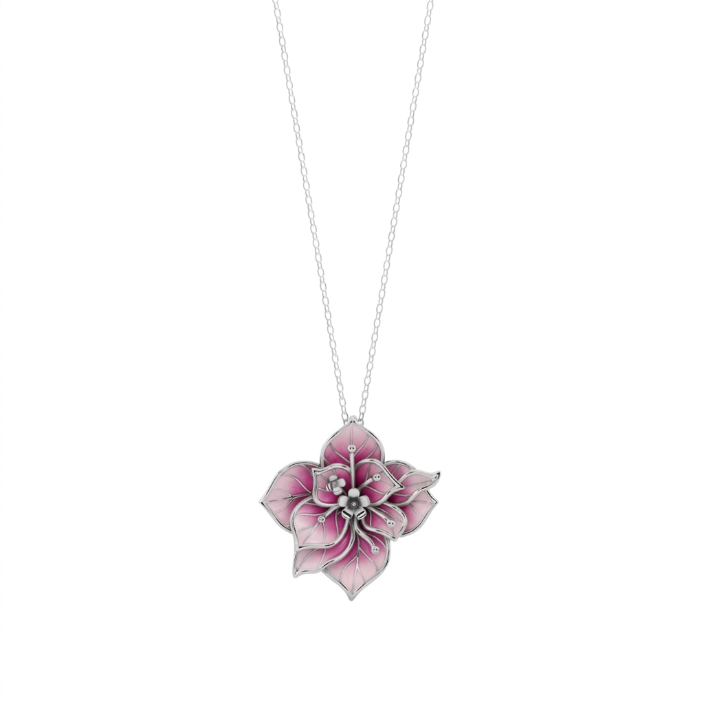 Wildrose Branch 925 Silver Necklace | Velmé