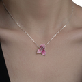 Verdant Bloom 925 Silver Pendant | Velmé