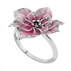 Bougainvillea Statement 925 Silver Bloom Ring | Velmé