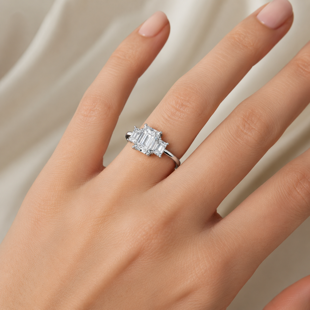 The Crimson Trio 925 Silver Ring | Velmé