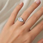 The Crimson Trio 925 Silver Ring | Velmé