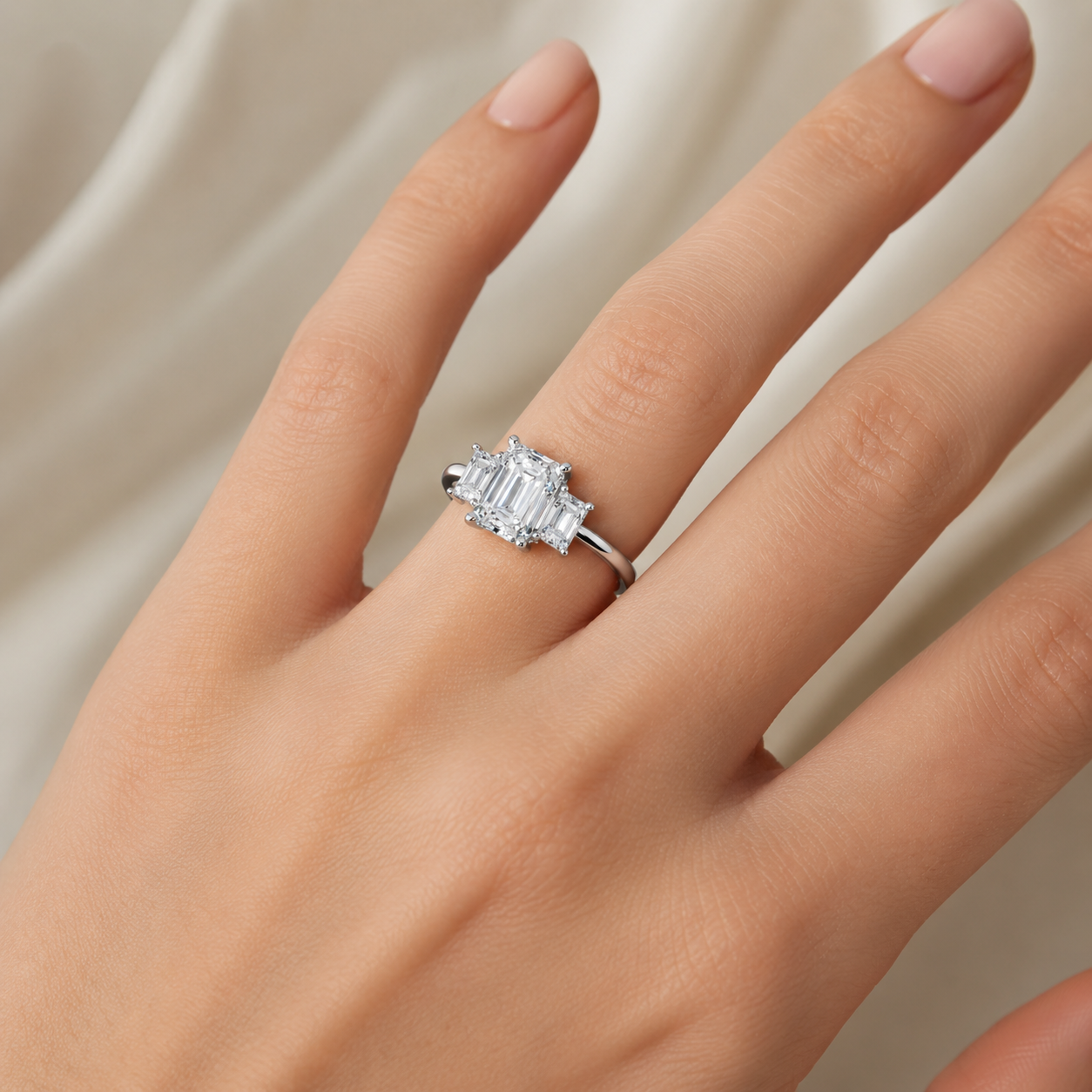 The Crimson Trio 925 Silver Ring | Velmé