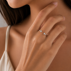 Celeste Open Light Ring | 925 Sterling Silver | Velmé
