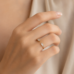 Vertex Open Light Ring | 925 Sterling Silver | Velmé