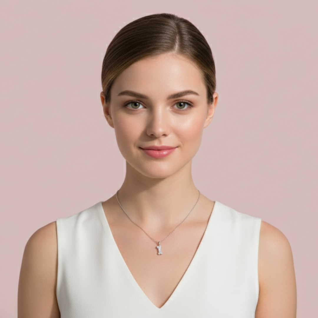 The Bone Charm 925 Pure Silver Necklace My Store
