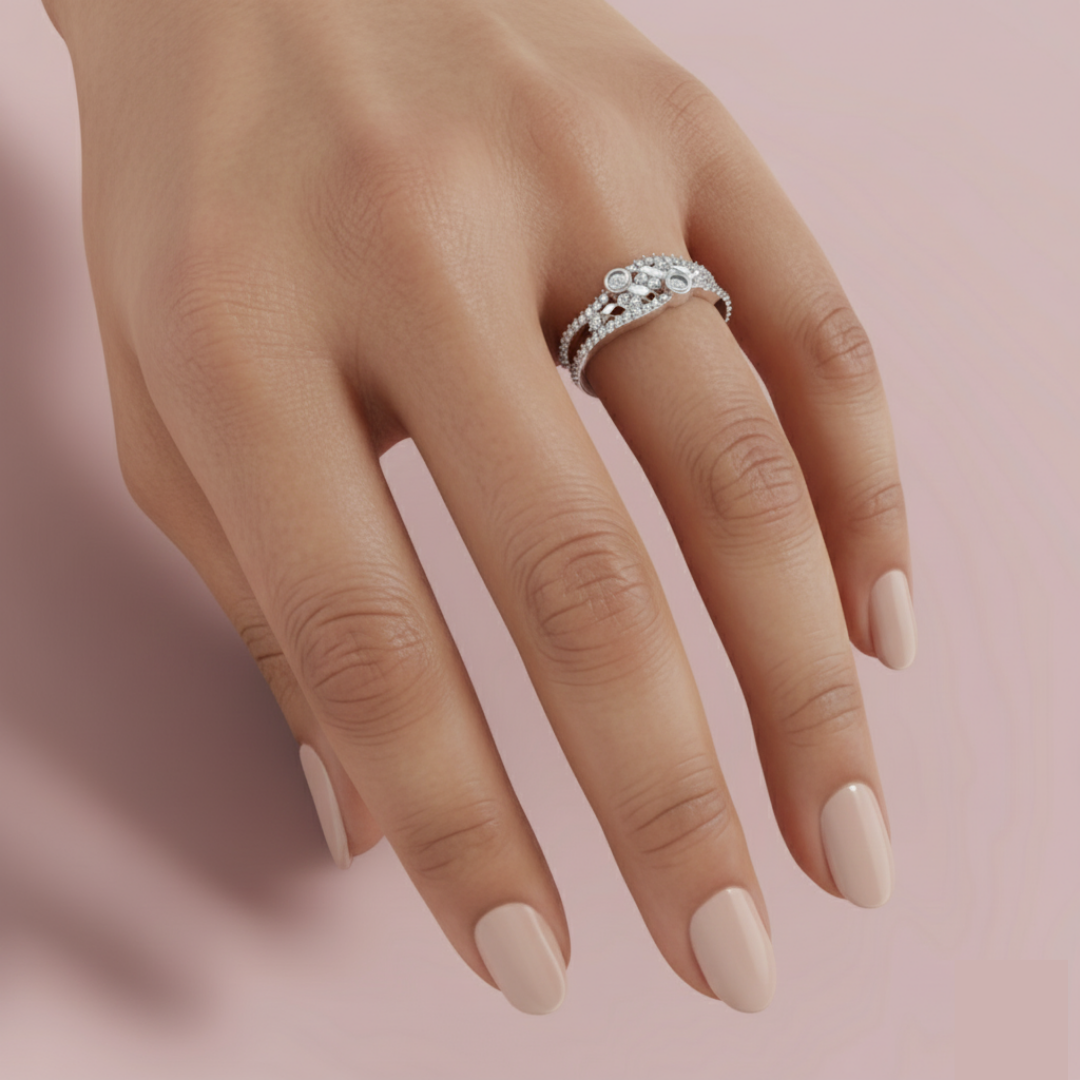 Boundless Elegant 925 Pure Silver Ring My Store