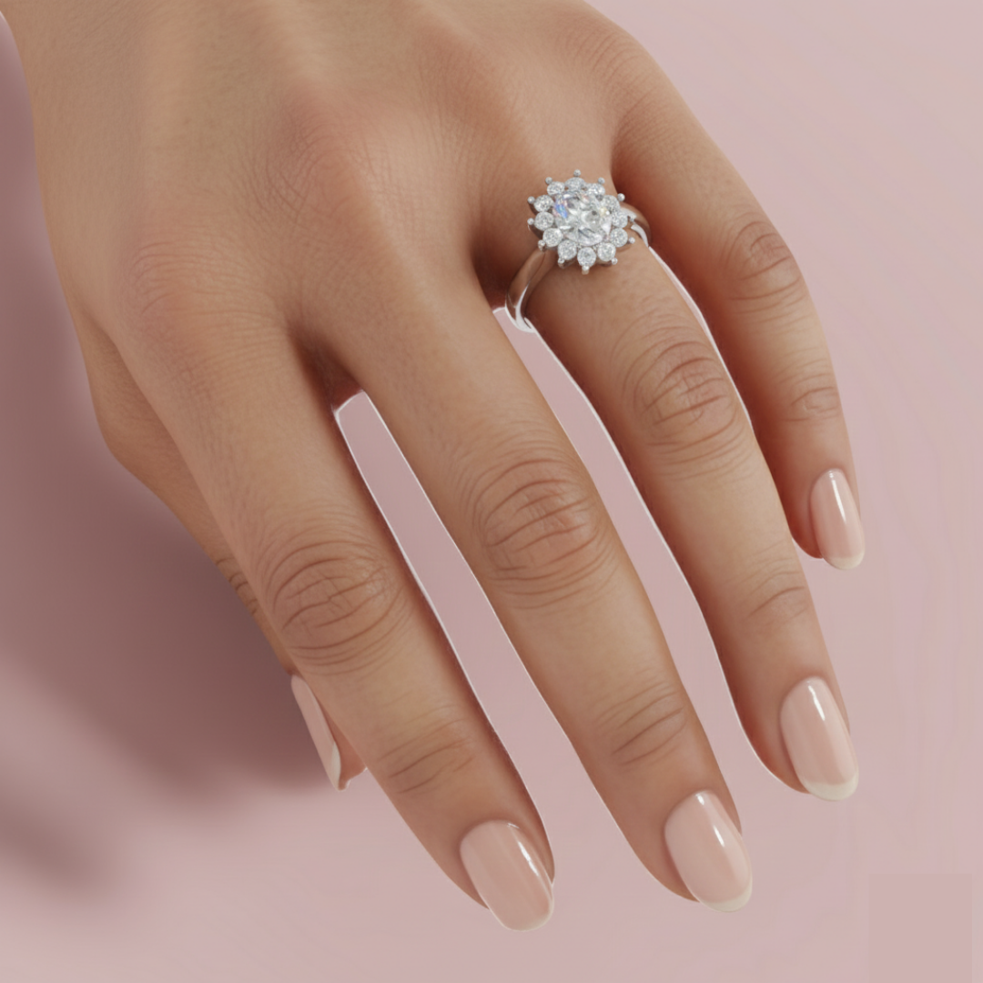 Eterna Diana 925 Pure Silver Ring My Store