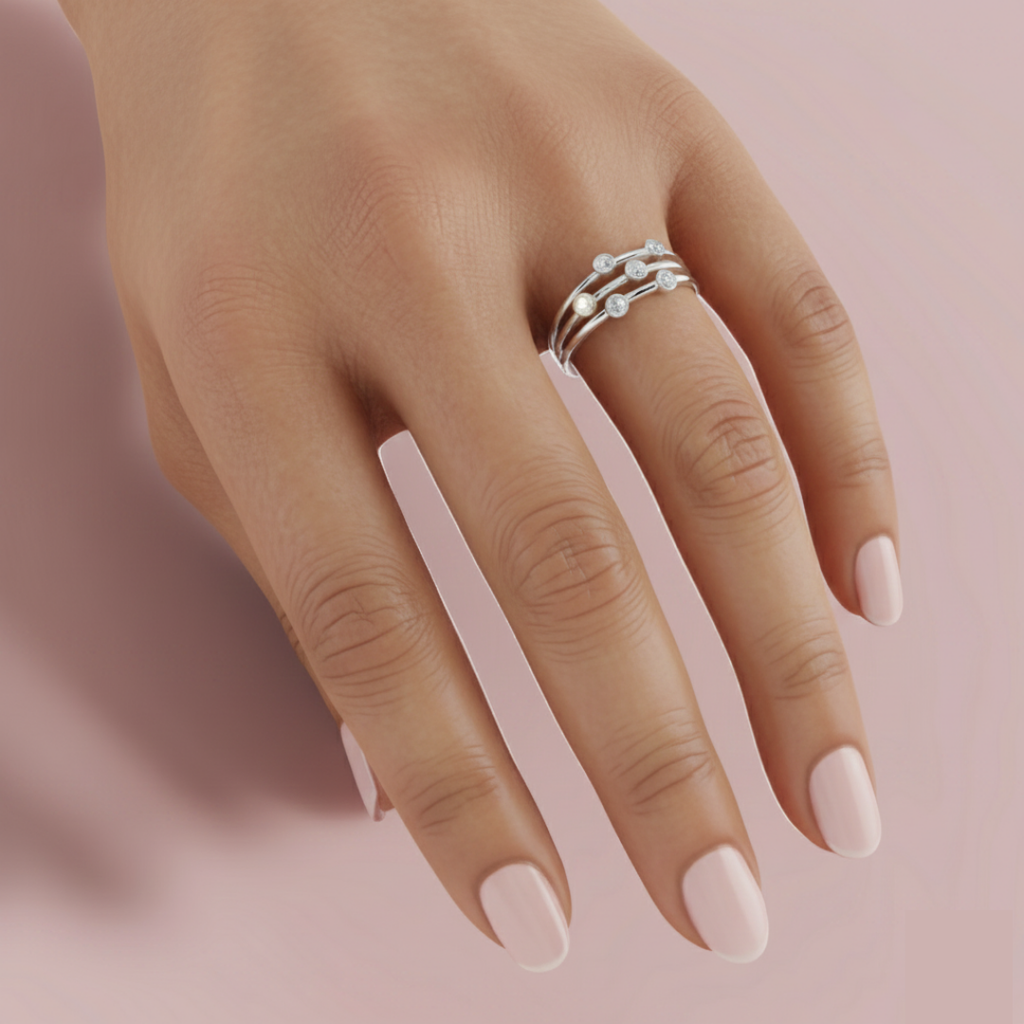 Triad Grace 925 Pure Silver Ring My Store