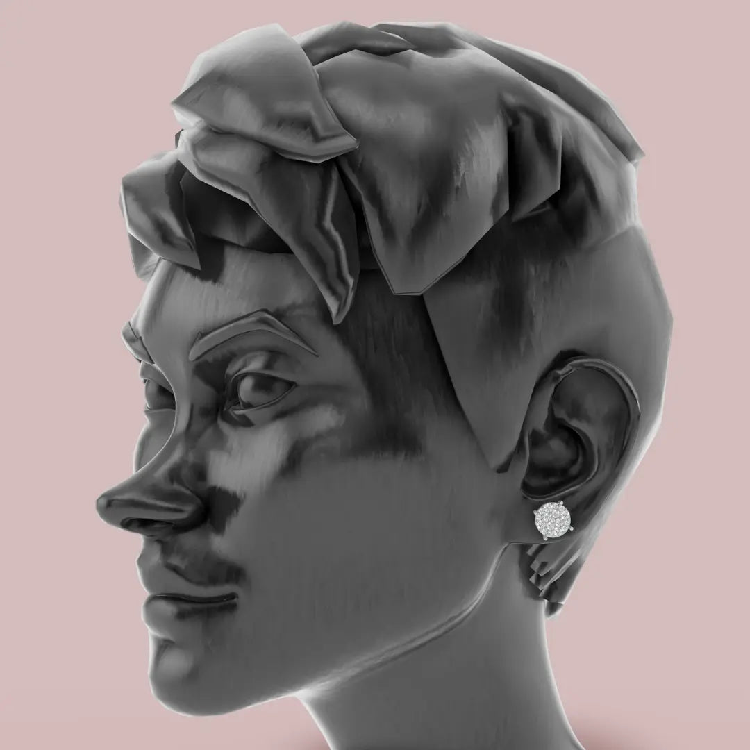 Circa Stud 925 Pure Silver Earrings My Store