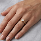 The Sculpted Princess 925 Silver Band | Velmé