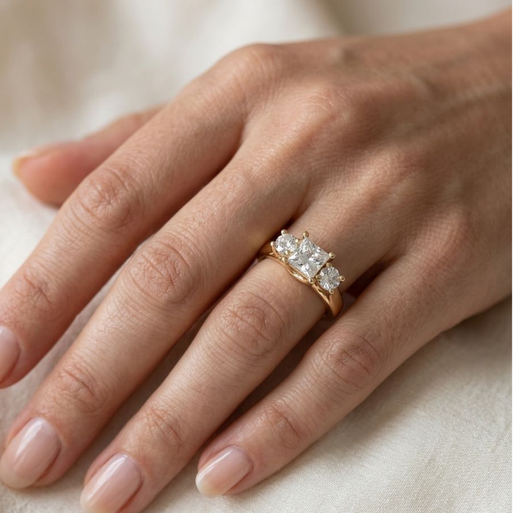 The Empress Trinity 925 Silver Ring | Velmé