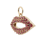 The Crimson Kiss 925 Silver Necklace | Velmé