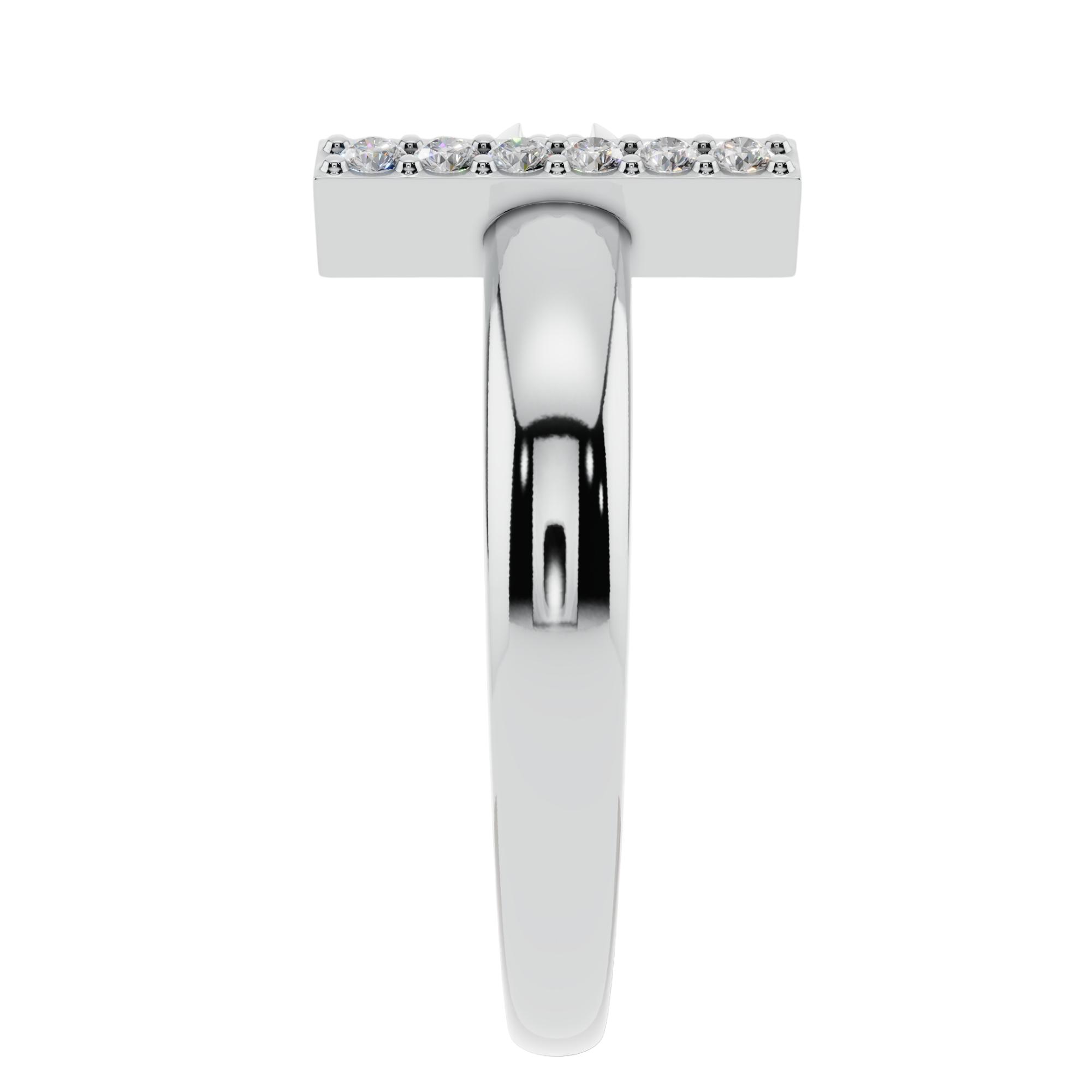The H-Bar Bridge 925 Silver Ring | Velmé