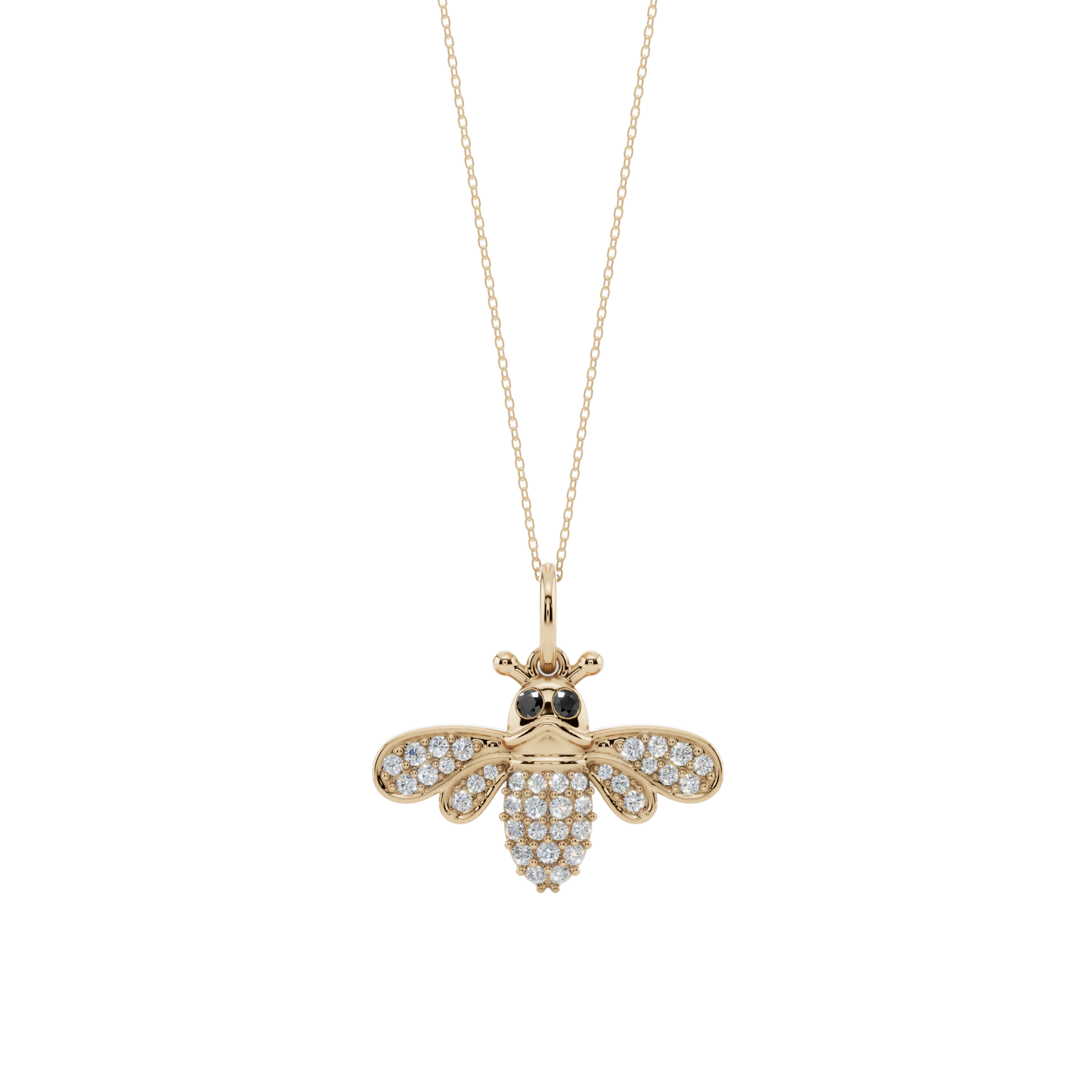The Monarch Bee 925 Silver Necklace | Velmé