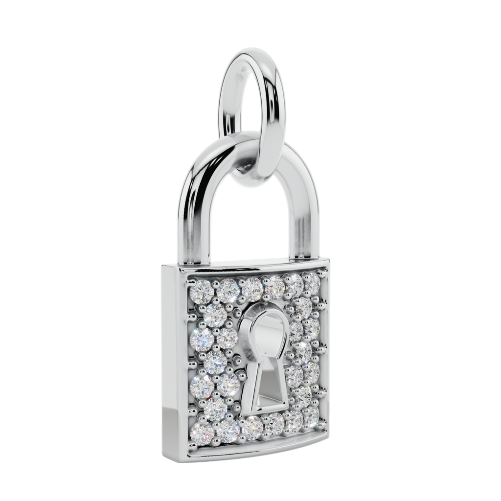 The Keepsake Lock 925 Silver Necklace | Velmé