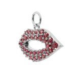 The Crimson Kiss 925 Silver Necklace | Velmé