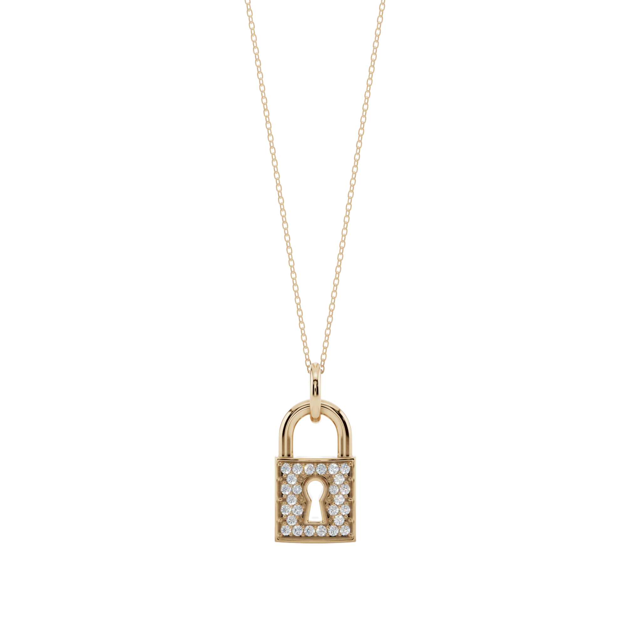 The Keepsake Lock 925 Silver Necklace | Velmé