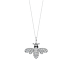 The Monarch Bee 925 Silver Necklace | Velmé