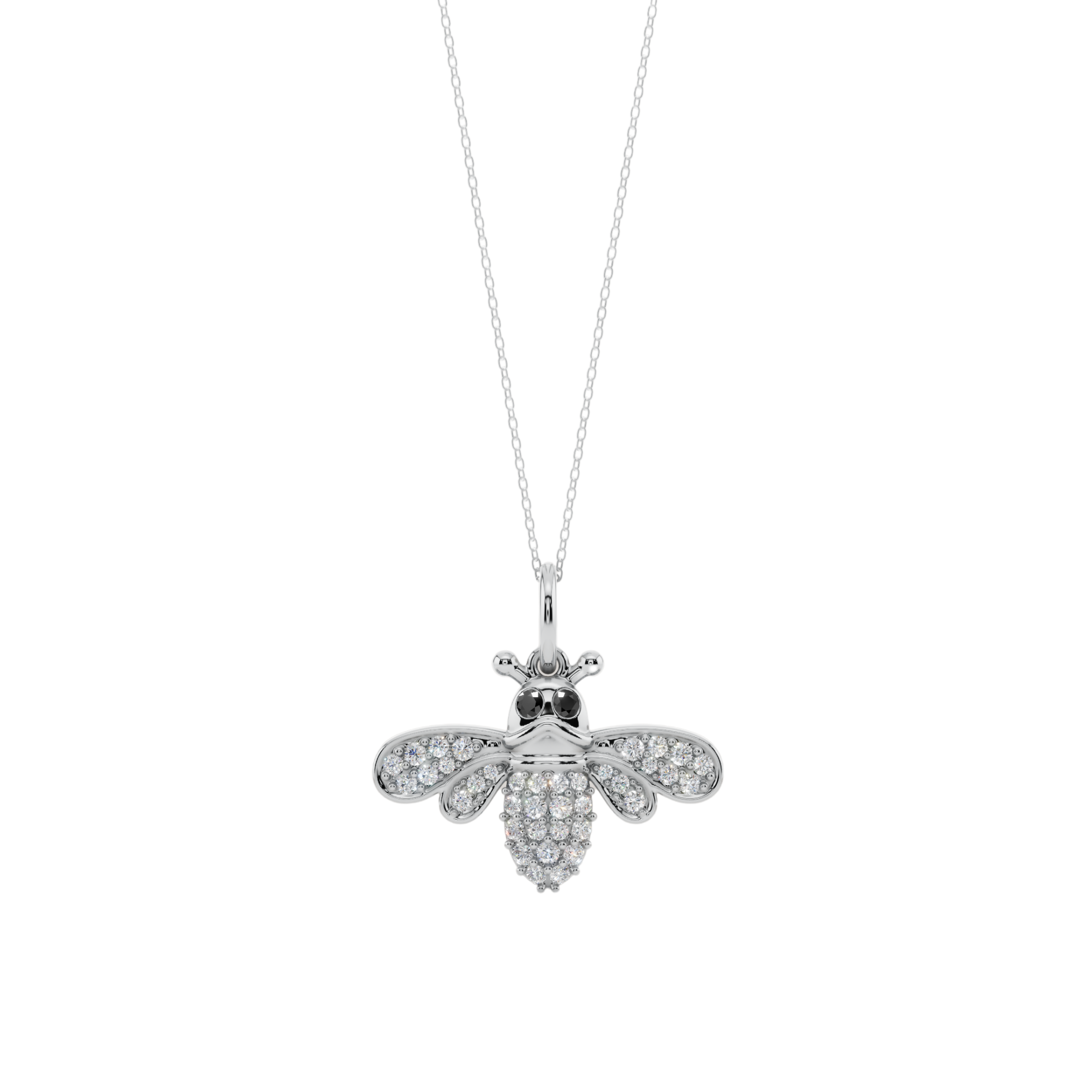 The Monarch Bee 925 Silver Necklace | Velmé
